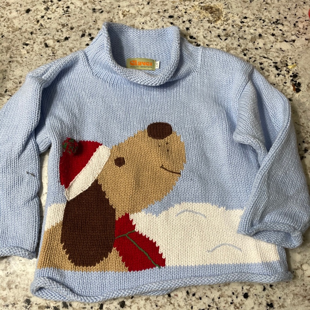 Boys clauce sweater size 3t